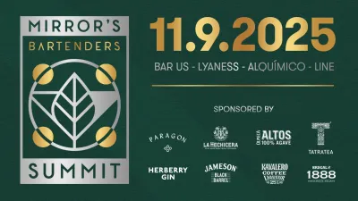 Světové barmanství míří do Tater i Bratislavy. Mirror’s Bartender’s Summit láká špičky oboru