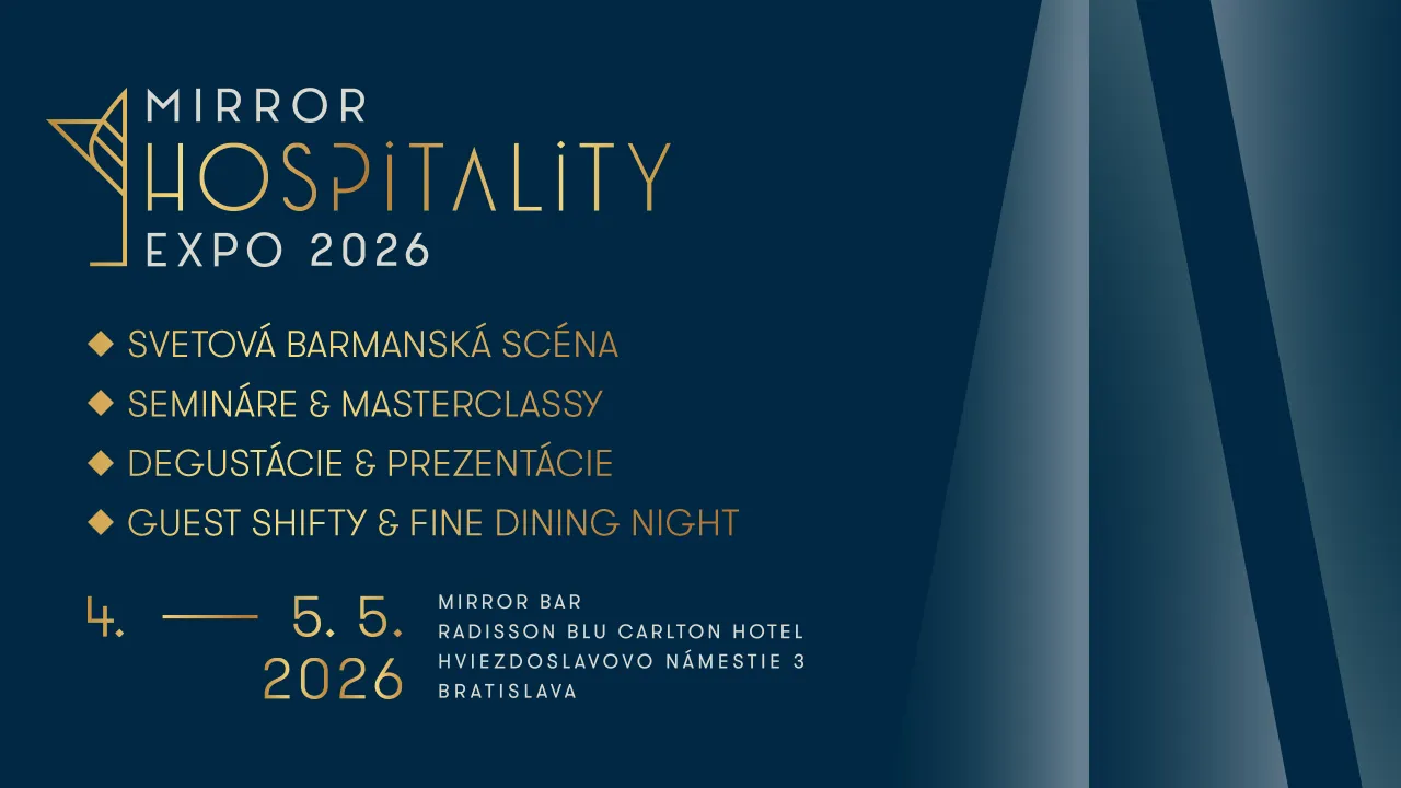 Mirror Hospitality Expo 2026: Bratislava znovu v centru světové barové a gastronomické scény
