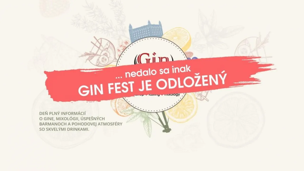 GIN FEST 2020 SE PŘESOUVÁ