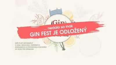 GIN FEST 2020 SE PŘESOUVÁ