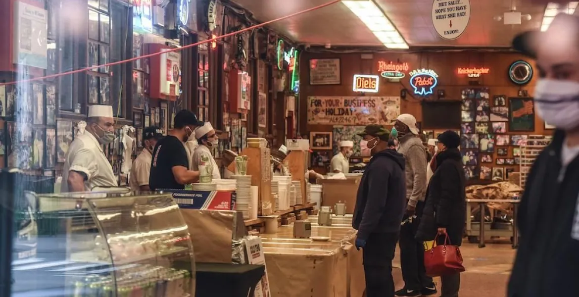 Katz's Deli v době virové krize