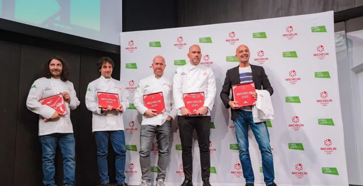 Pět slovinských šéfkuchařů s jednohvězdou Michelin
