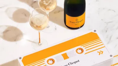 Veuve Clicquot má retro balení v podobě audiokazety