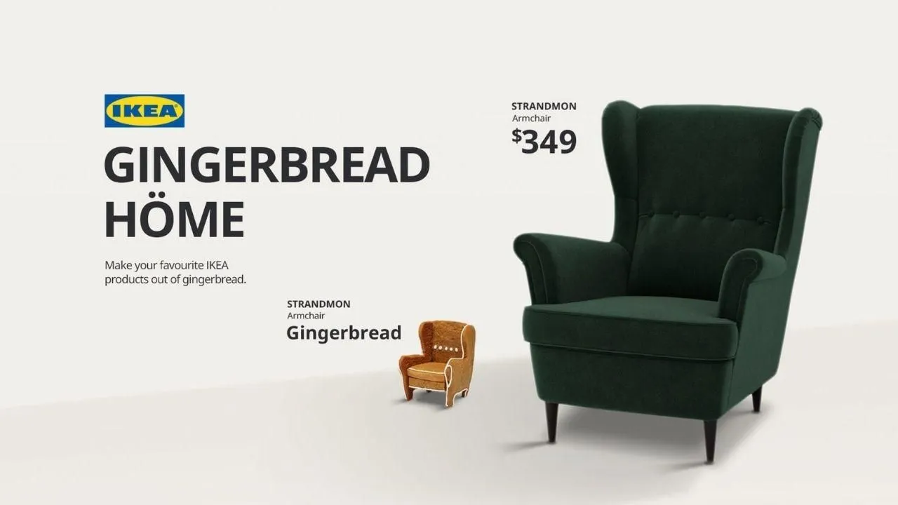 Perníková Chäloupka podle IKEA 