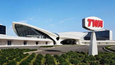 OBRAZEM: TWA Hotel, letiště JFK, NY