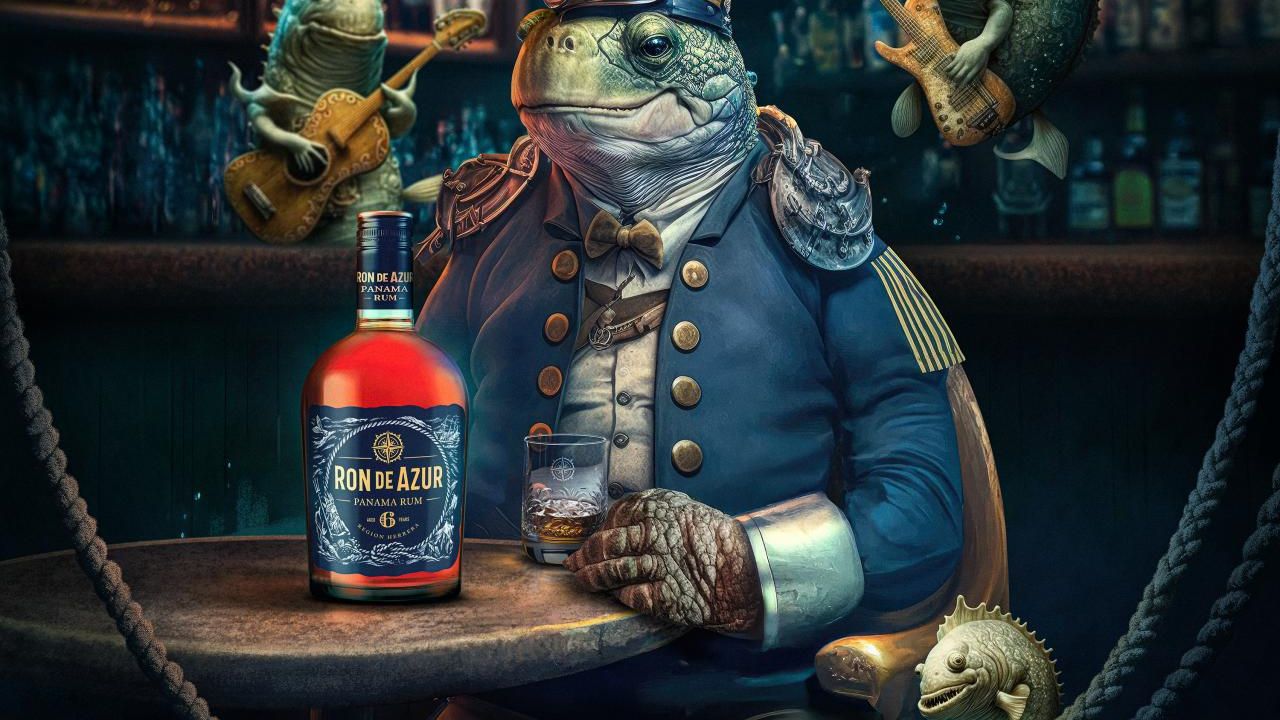 Rumová novinka Ron de Azur přináší příběhy starého želvího námořníka Ronnyho