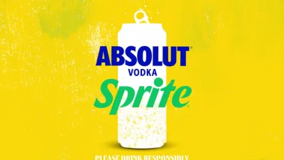 Spolupráce roku 2024? Spojit má síly Absolut vodka s limonádou Sprite