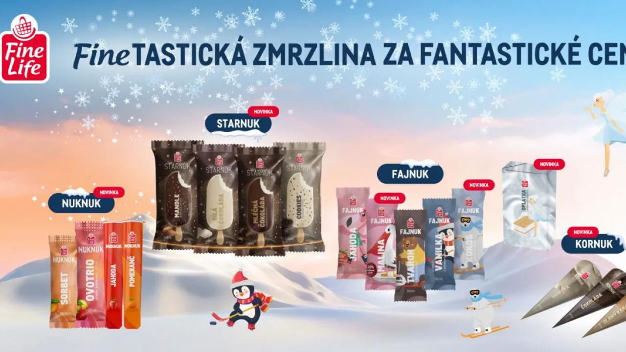 Makro ČR uvádí novou letní řadu zmrzlin Fine Life, která osvěží trh