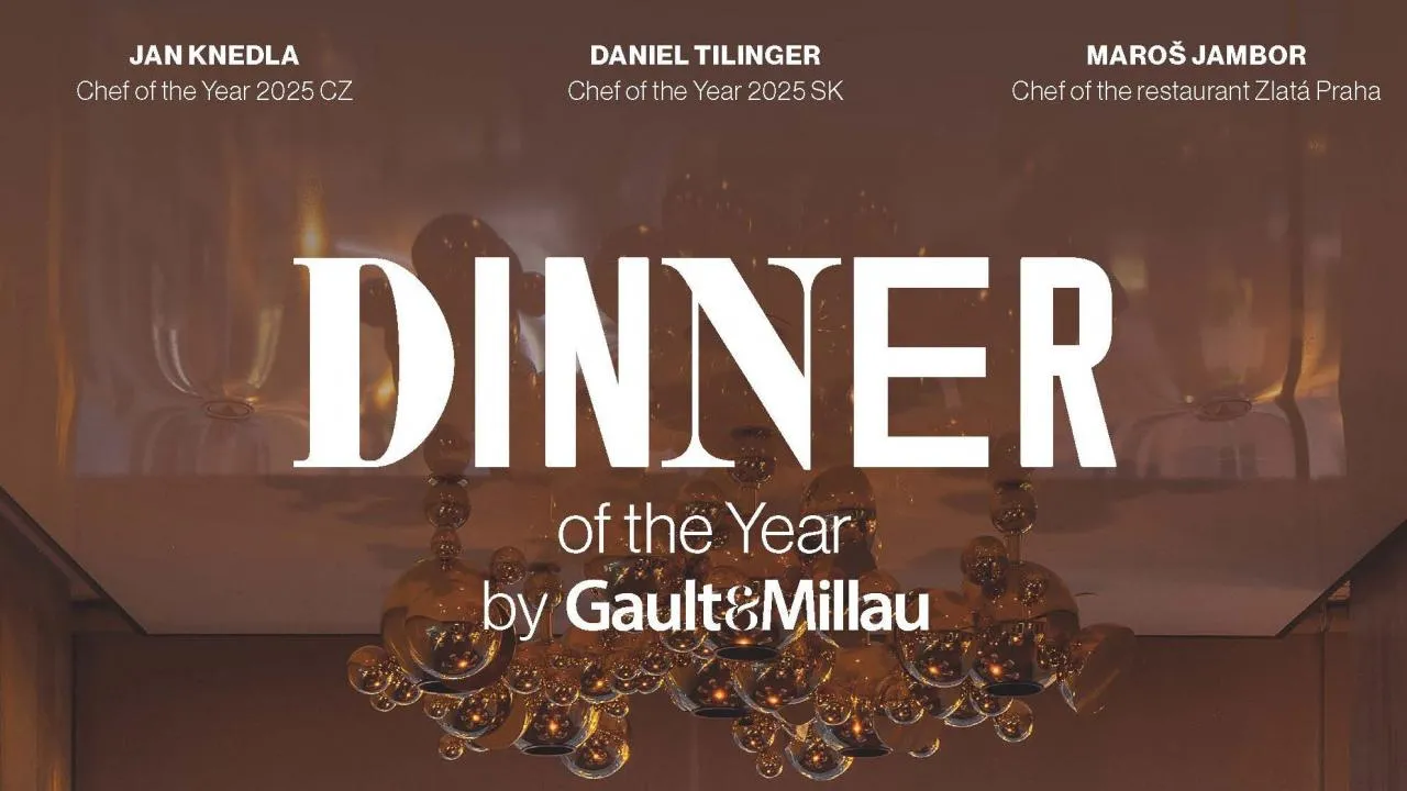 Dinner of the Year by Gault&Millau: tři špičkoví šéfkuchaři vykouzlí ve Zlaté Praze nezapomenutelný zážitek