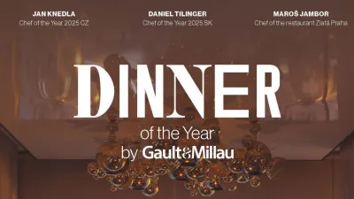 Dinner of the Year by Gault&Millau: tři špičkoví šéfkuchaři vykouzlí ve Zlaté Praze nezapomenutelný zážitek