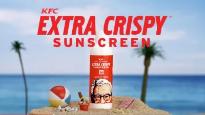KFC a jeho opalovací krém s vůní smaženého kuřete: unikátní marketing nebo prostě bizár?