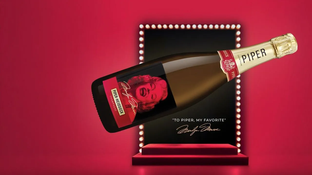 Limitovaná edice Piper-Heidsieck: Marilyn Monroe jako ikona šampaňského světa