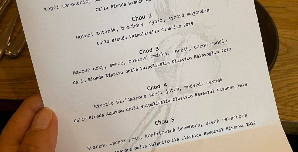 Sumčí játra a vína Ca´la Bionda | Foto: VisitChef.com