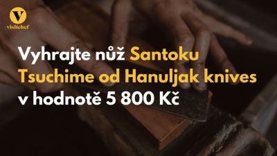 Březnová soutěž o nůž Santoku Tsuchime od Hanuljak knives v hodnotě 5.800 Kč