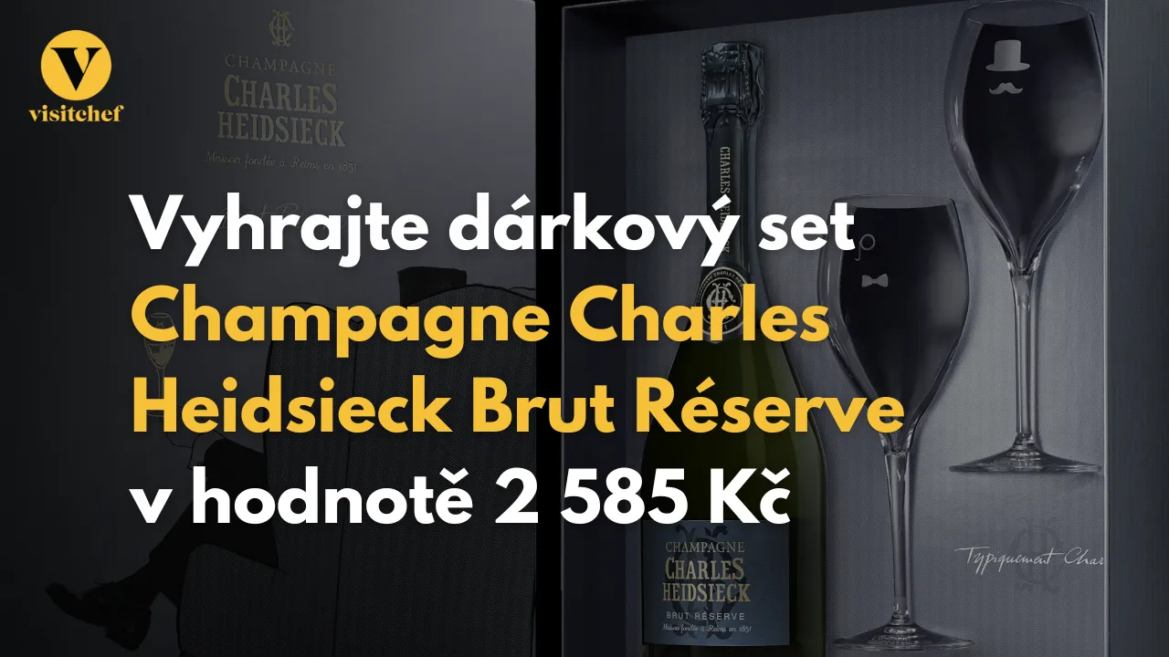 Silvestrovská soutěž o dárkový set Champagne Charles Heidsieck Brut Réserve se skleničkami v hodnotě 2.585 Kč