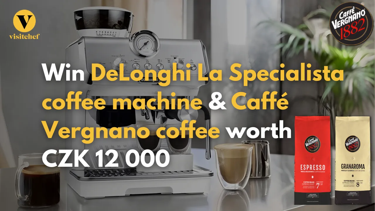 Winter contest for a DeLonghi La Specialista coffee machine and Caffé Vergnano coffee worth CZK 12.000