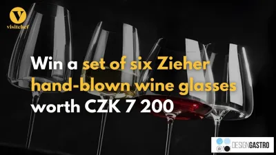 January contest for a set of six Zieher VISION hand-blown wine glasses worth CZK 7.200