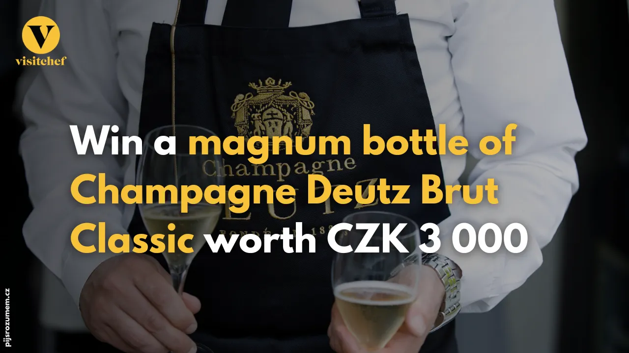 New Year´s Eve contest for a magnum bottle of Deutz Champagne Brut Classic Magnum worth CZK 3.000