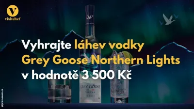 Prosincová soutěž o speciální podsvícenou edici vodky Grey Goose Northern Lights v hodnotě 3.500 Kč
