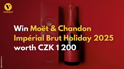 November competition for a limited bottle of Moët & Chandon Impérial Brut Holiday 2025 in a gift pack, worth 1.200 CZK