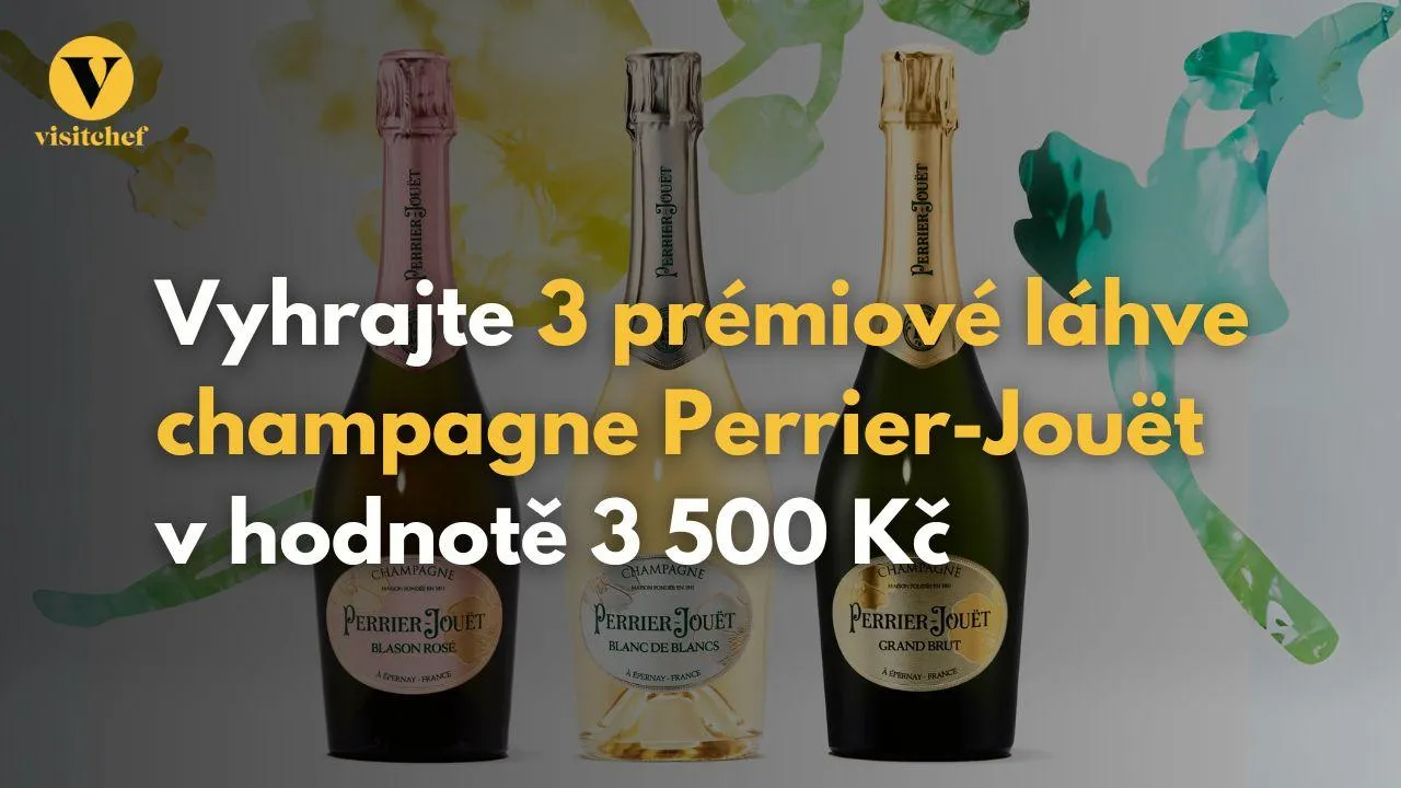 Adventní soutěž o láhve champagne Perrier-Jouët v hodnotě 3.500 Kč
