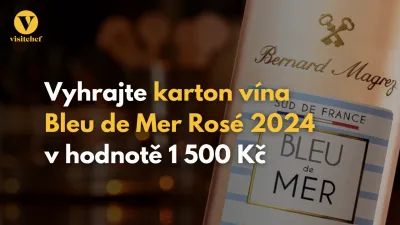 Červencová soutěž o karton vína Bleu de Mer Rosé v hodnotě 1.500 Kč