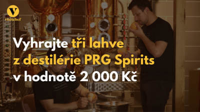 Červnová soutěž s PRG Spirits o tři lahve z jejich destilérky v hodnotě 2000 Kč