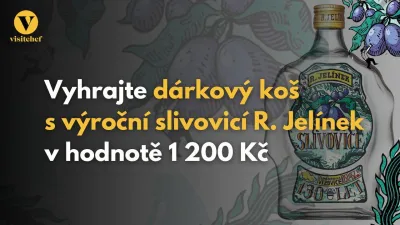 Listopadová soutěž o dárkový koš včetně výroční slivovice od společnosti Rudolf Jelínek v hodnotě 1200 Kč