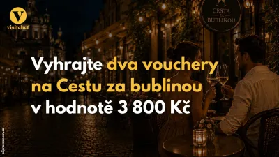 Květnová soutěž o 2 vouchery na Cestu za bublinou v hodnotě 3.800 Kč