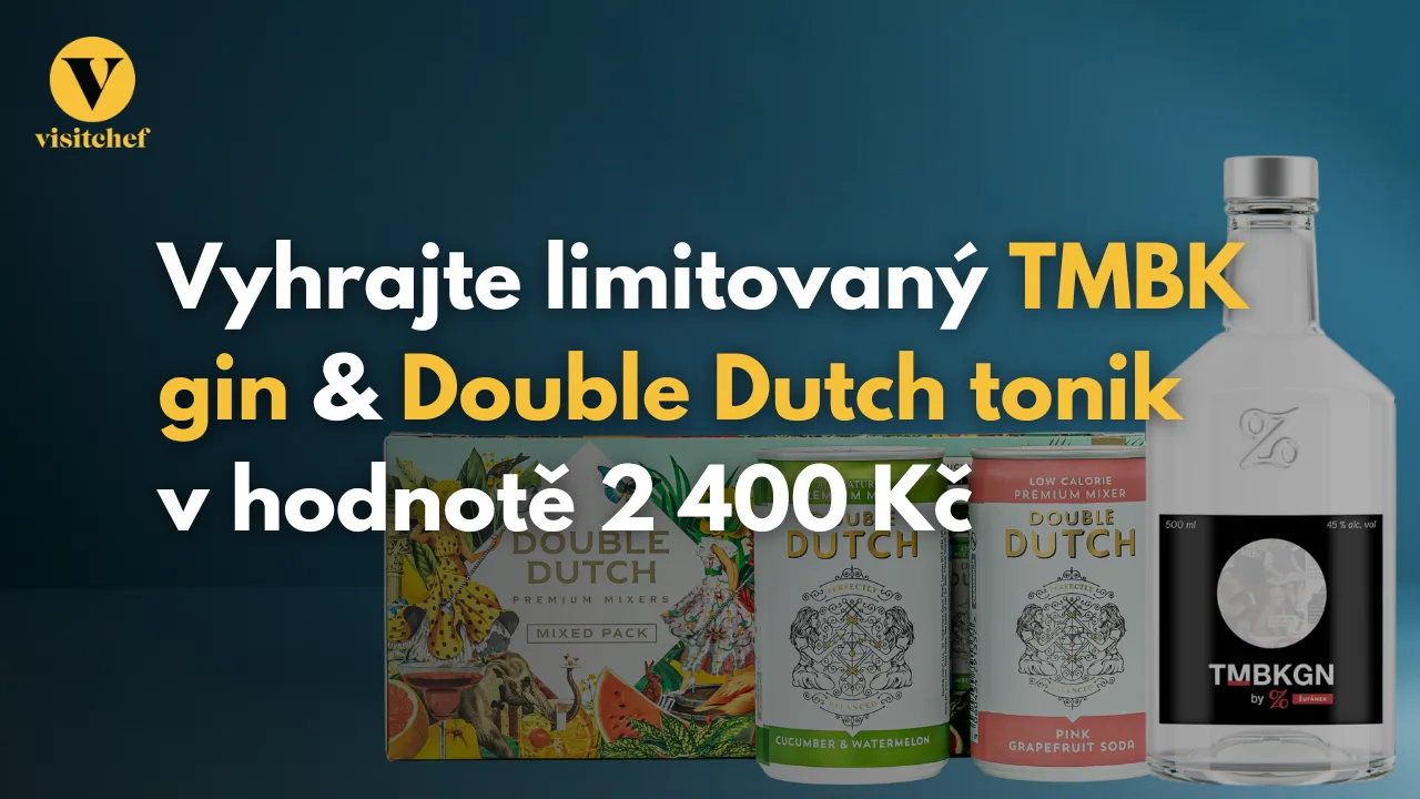 Červencová soutěž o limitovaný gin TMBK a toniky Double Dutch v hodnotě 2.400 Kč