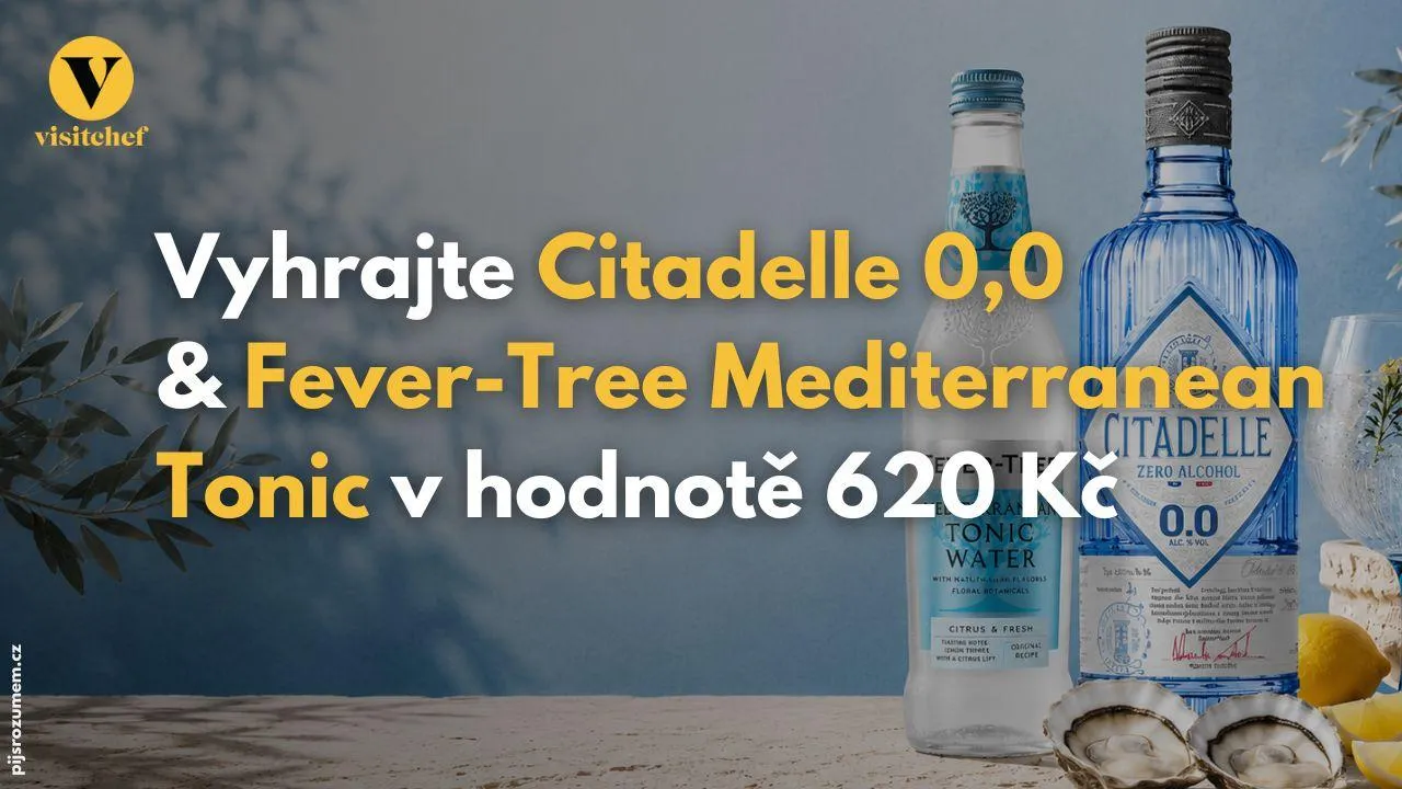 Červencová soutěž o láhve Citadelle 0,0 a Fever-Tree Mediterranean Tonic