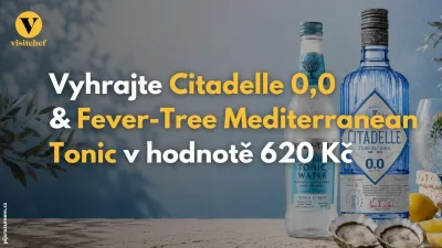 Červencová soutěž o láhve Citadelle 0,0 a Fever-Tree Mediterranean Tonic