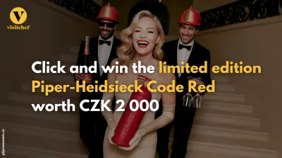 October competition for a limited bottle of Piper-Heidsieck Code Red worth 2.000 CZK