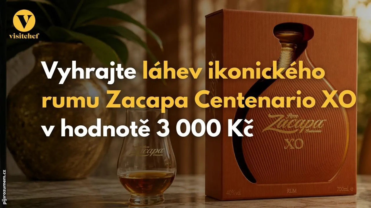 Červnová soutěž o novou láhev Zacapa Centenario XO v hodnotě 3.000 Kč