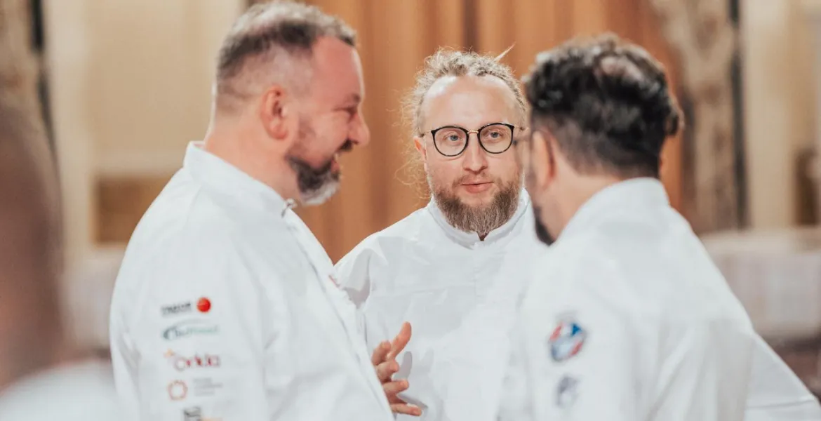 Tomáš Popp (uprostřed), manager Národního týmu kuchařů a cukrářů AKC ČR. | Foto: Jan Růžička