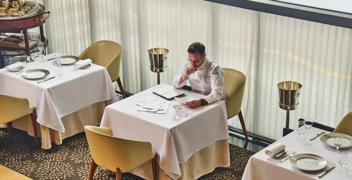 Sébastien Lepinoy, šéfkuchař restaurace Les Amis, Singapur. | Foto: se svolením Les Amis