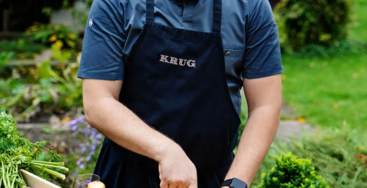 Krug a mrkev: Když se luxusní šampaňské snoubí s jemnou chutí zeleniny. | Foto: se svolením Moët Hennessy