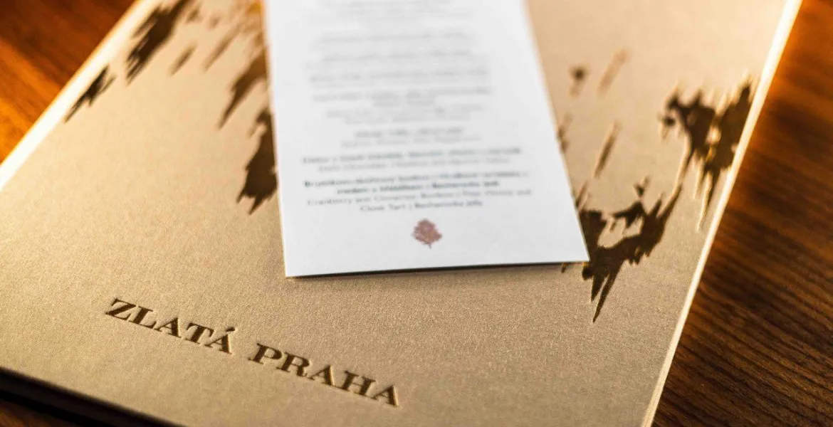 Menu restaurace Zlatá Praha | Foto: VisitChef.com