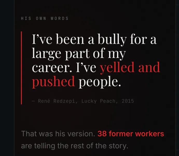 Toxická kuchyně světové gastronomie? Noma a René Redzepi čelí vážným obviněním