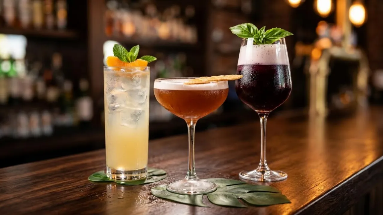 Tři barmanky, tři drinky. A ani kapka alkoholu